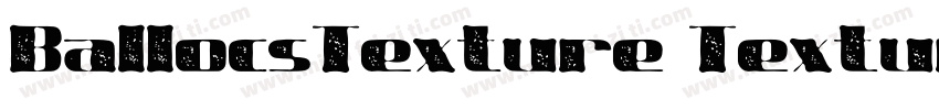 BallocsTexture Texture字体转换